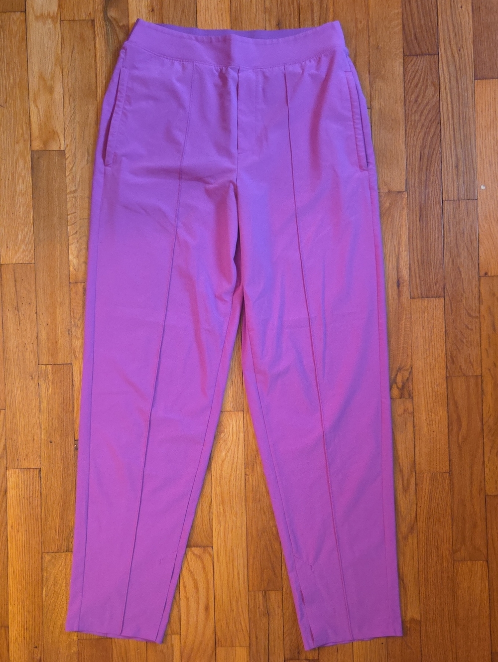 Athleta Purple Slim Straight Chinos